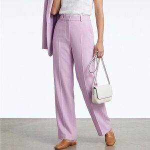 Dynamite Pink High Rise Straight Leg Trousers Dress Pants Size 6